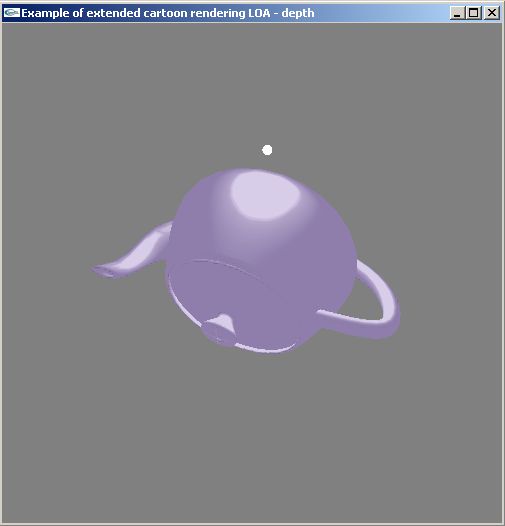 extended toon depth-dependent shading